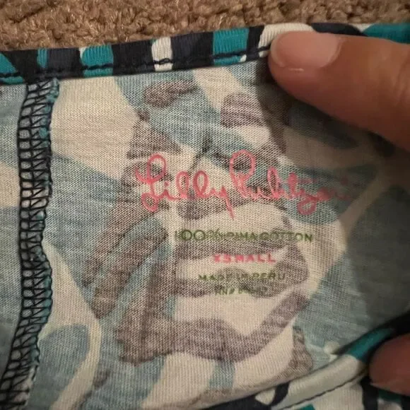 Lilly Pulitzer blue zebra print Marlowe dress xs - Picture 11 of 11